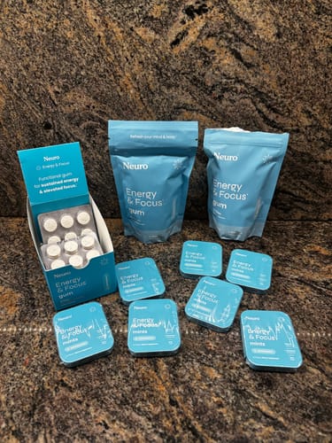 Customer photo review of Energy & Focus Gum