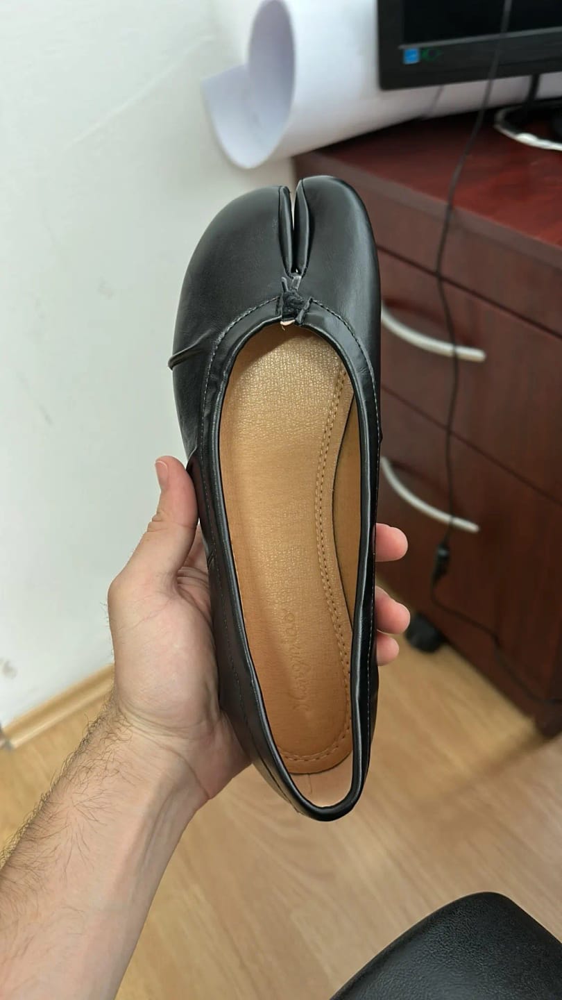 Customer photo review of Abigail Vegan Leather Flats