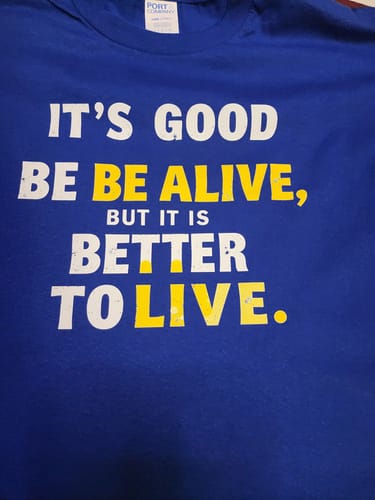 Customer photo review of DTF Transfers Upload Your Gang Sheet