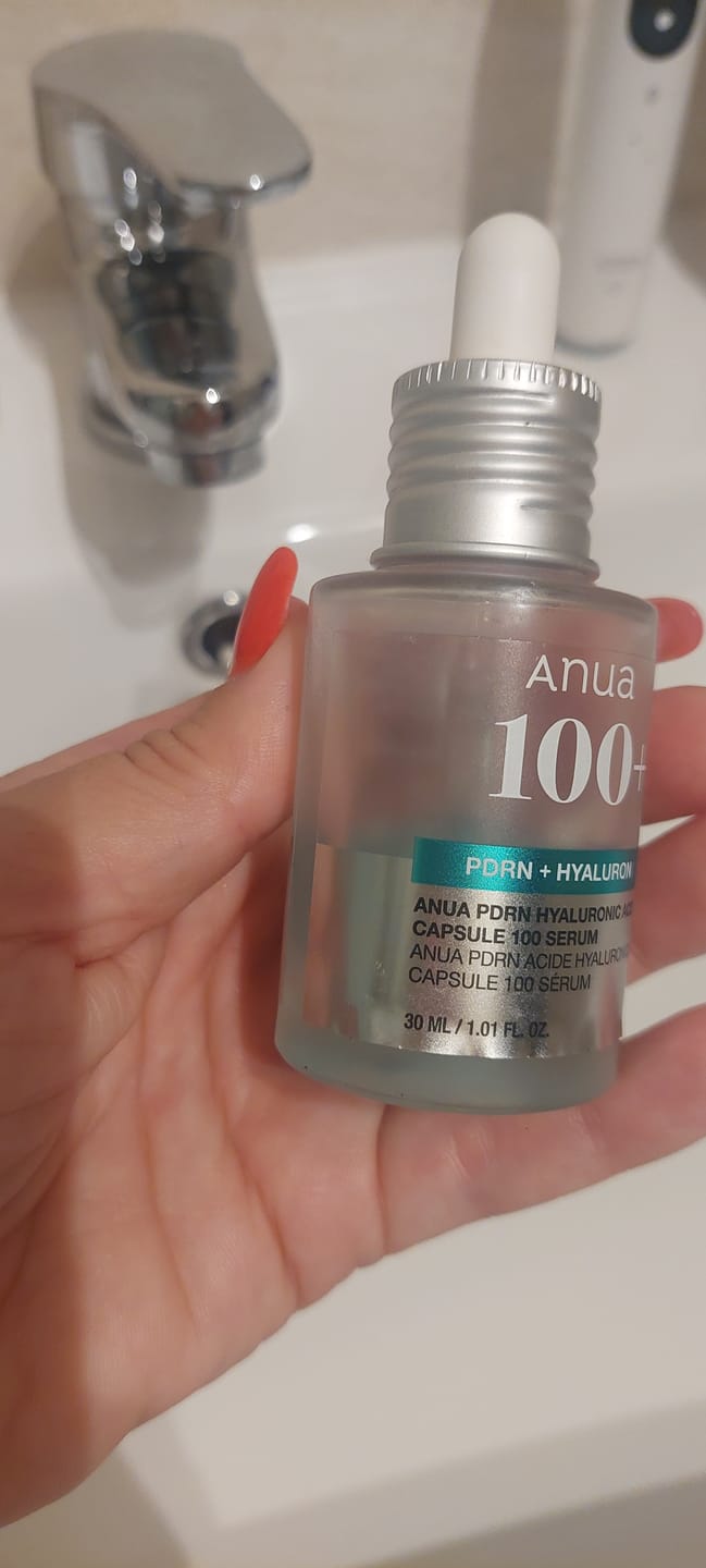 Customer photo review of Serums ar PDRN mirdzuma piešķiršanai ādai Anua PDRN Hyaluronic Acid Capsule 100 Serum