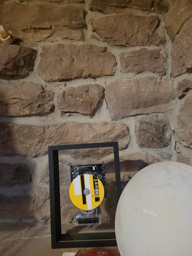 Customer photo review of M1 Music Frame CD Player With Bluetooth