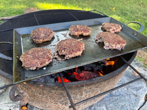 Customer photo review of Carbon Steel Griddle