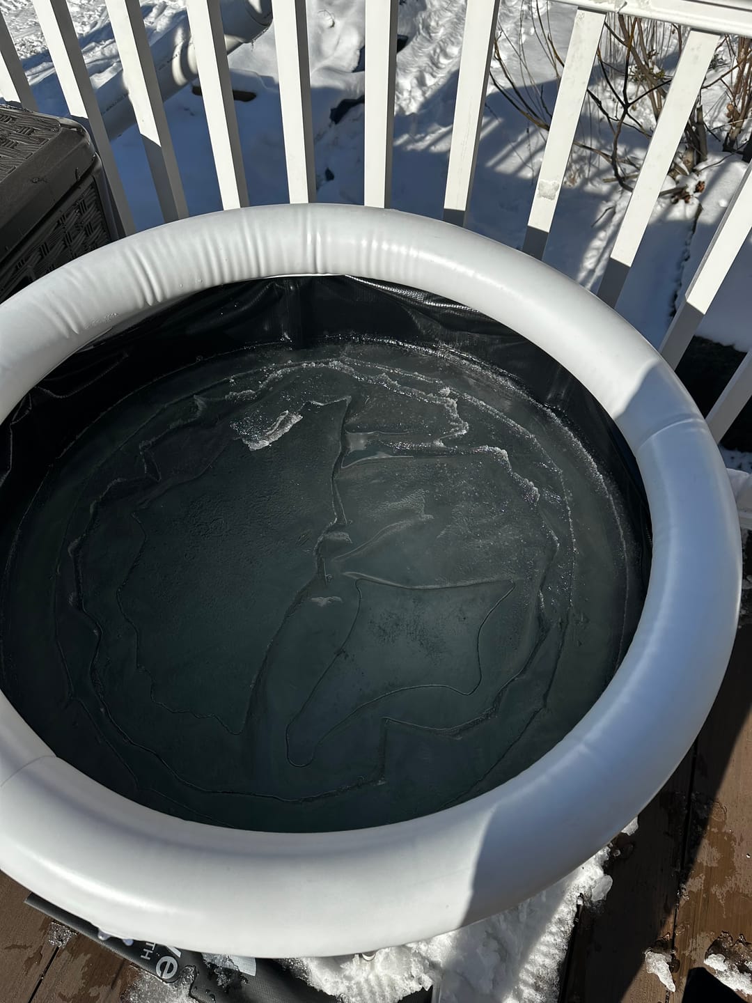 Customer photo review of nurecover Pod - Portable Ice Bath