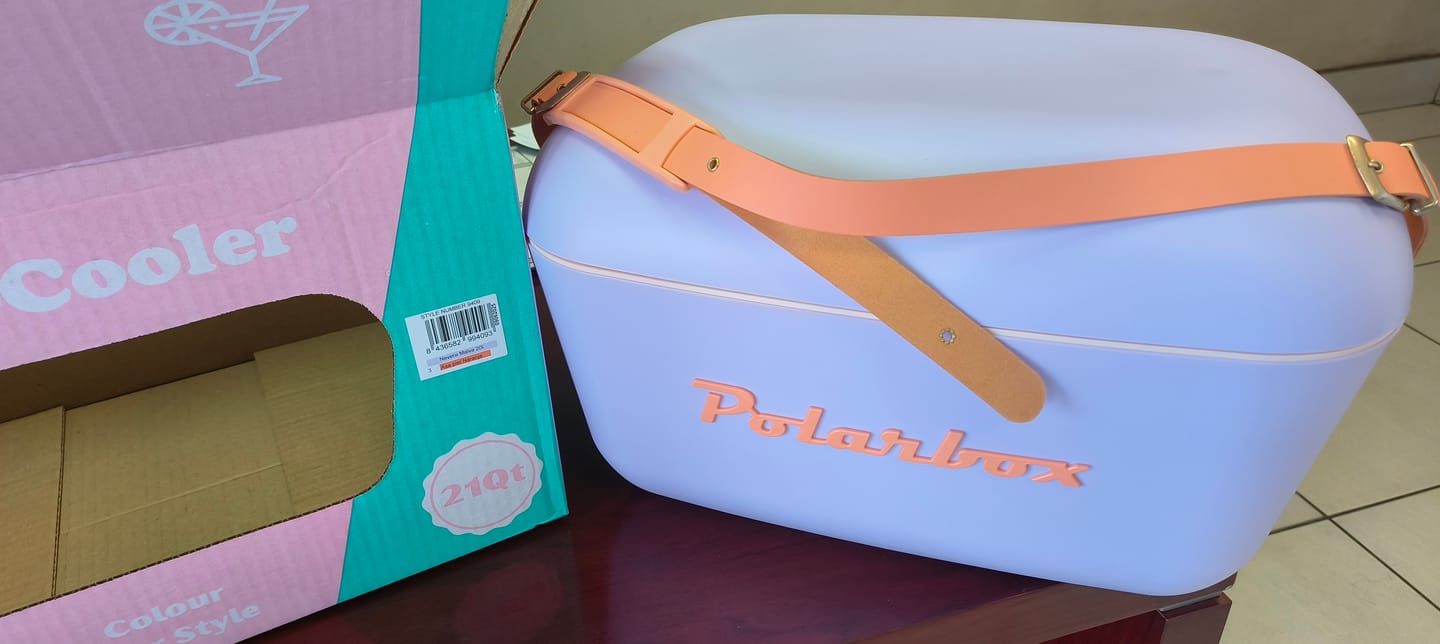 Customer photo review of Polarbox Retro Cooler Box 20L / 12L Purple