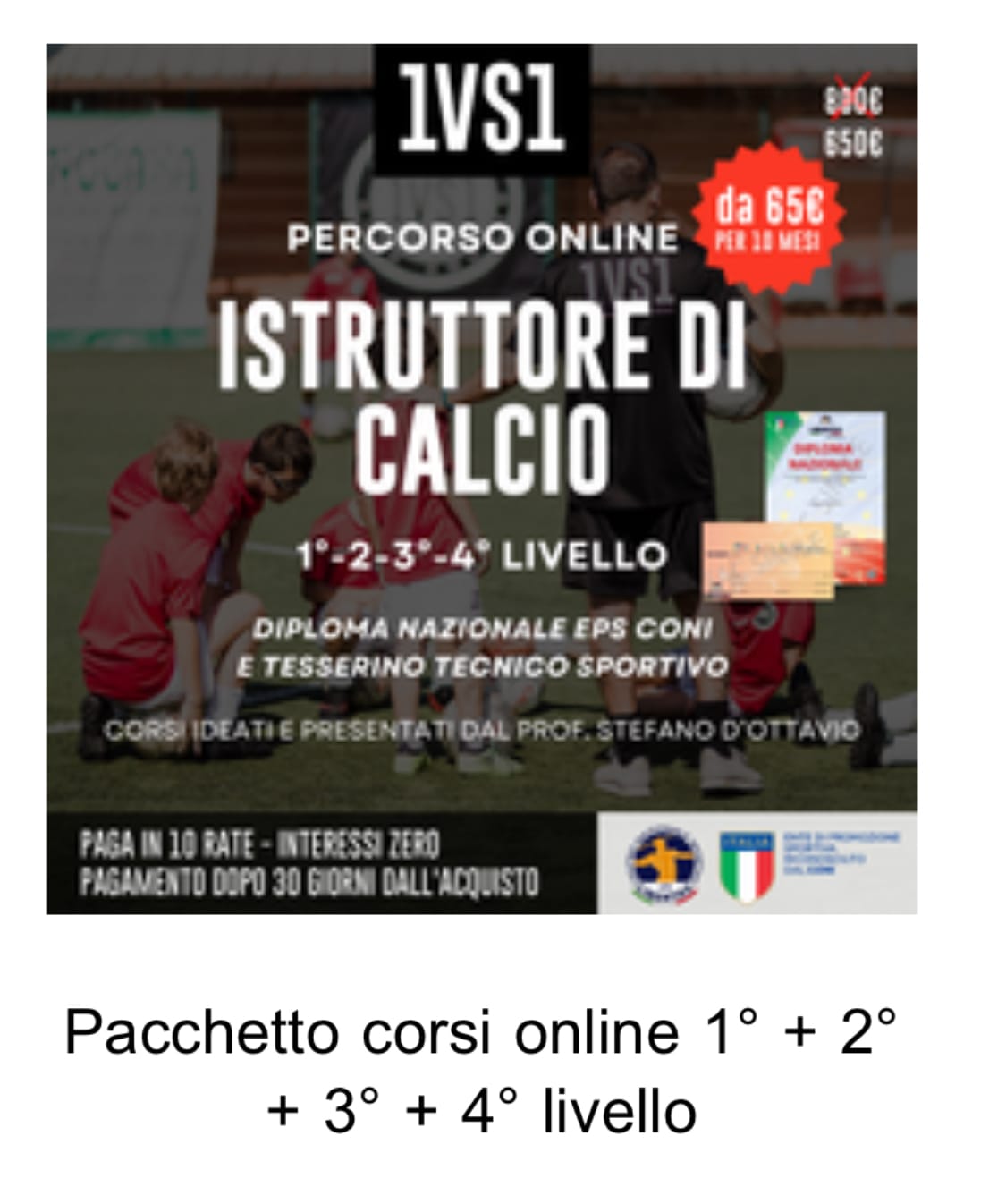Customer photo review of Pacchetto corsi online 1° + 2° + 3° + 4° livello