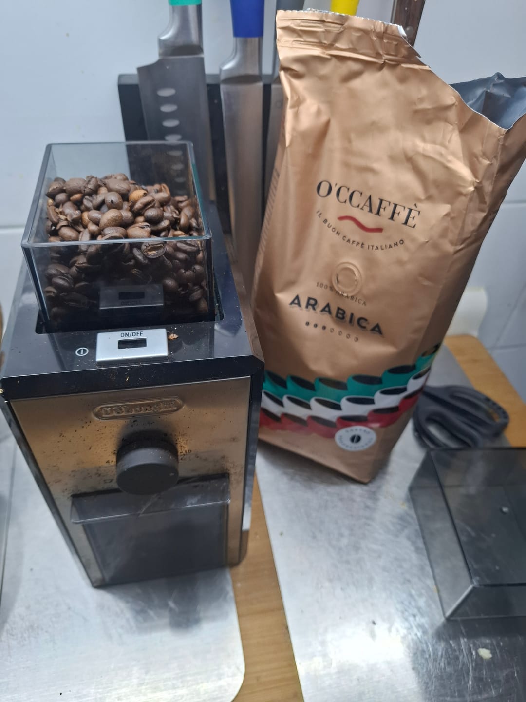 Customer photo review of Occaffe Grano 100% Arabica Professional 1kg
