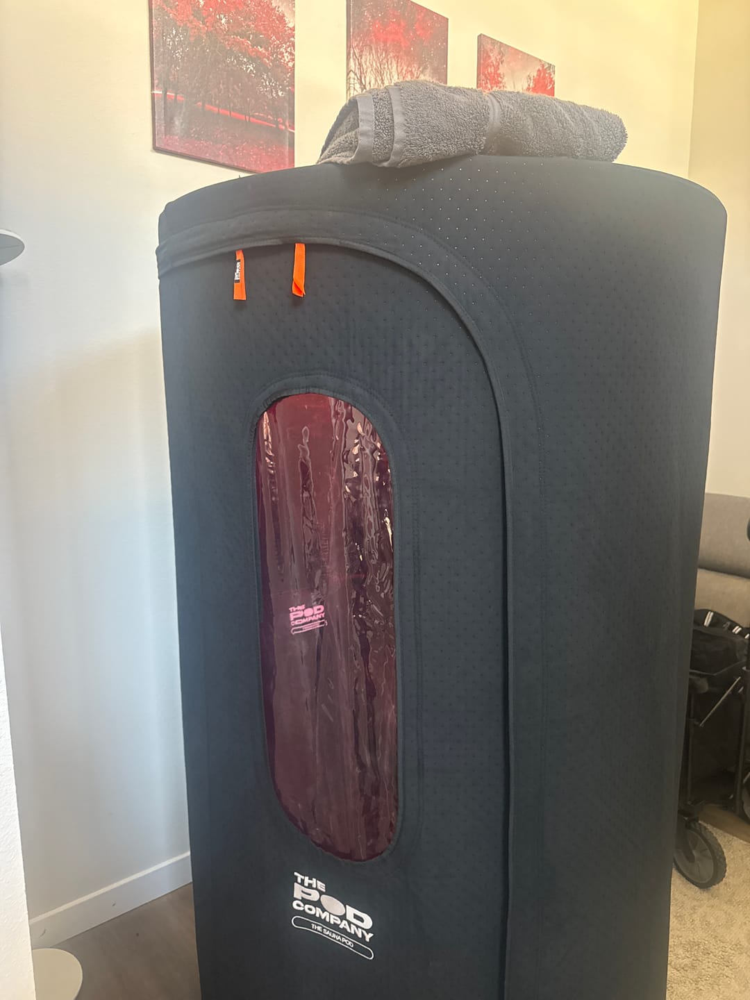 Customer photo review of The Sauna Pod