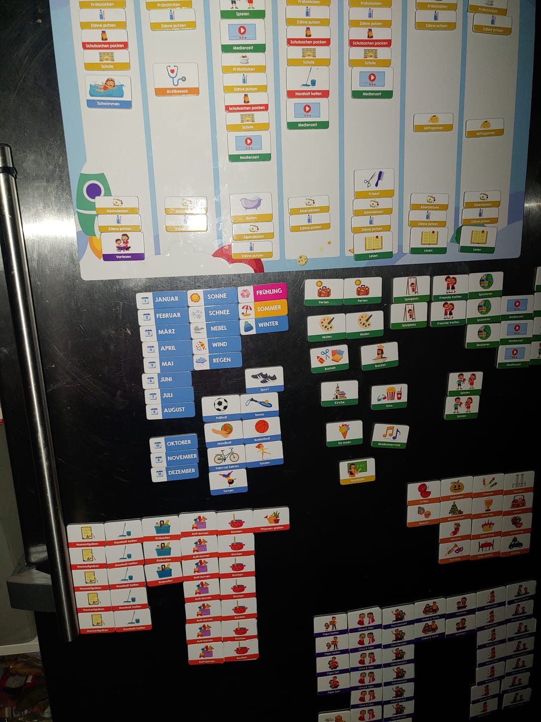 Customer photo review of Edubini Magnetischer Wochenplaner für Kinder
