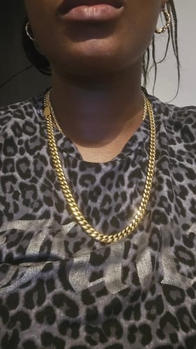 Customer photo review of Cuban Link Chain (Gold) 8MM