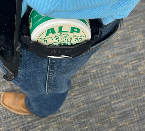 Customer photo review of Tactical Holster Midnight Black