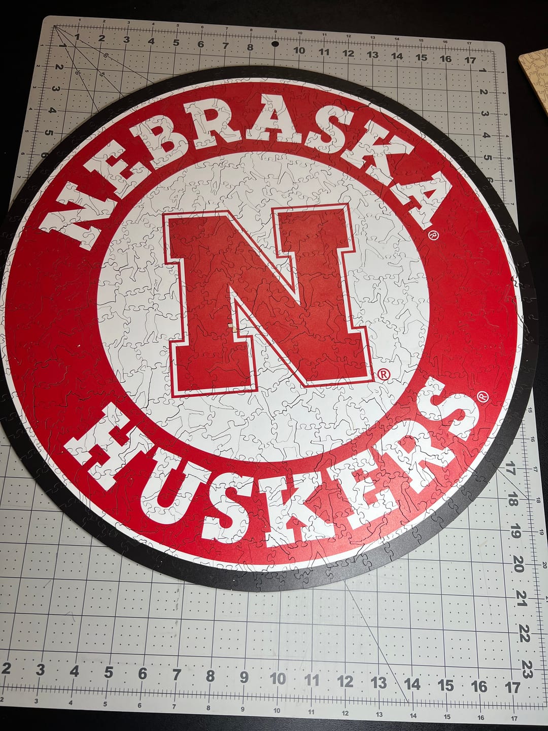 Customer photo review of University of Nebraska - Wooden Puzzle