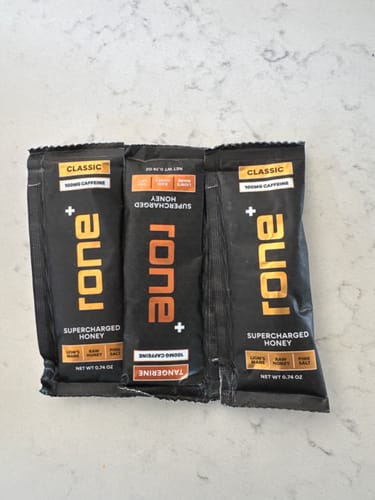 Customer photo review of VARIETY PACK - 100mg Caffeine - SuperCharged Honey (20-Pack)
