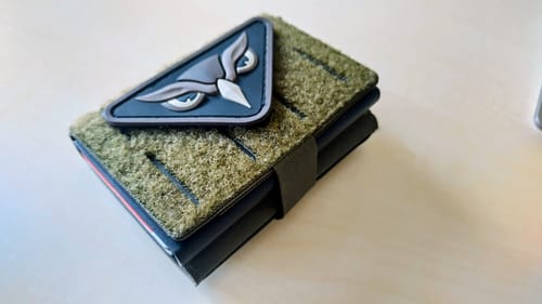 Customer photo review of Tactical Wallet MK2 - Steingrau Oliv