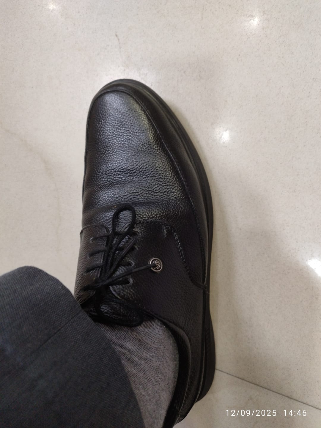 Customer photo review of Bacca Bucci Leather Office Lace-ups Formal Shoes | UK- 06 to 14