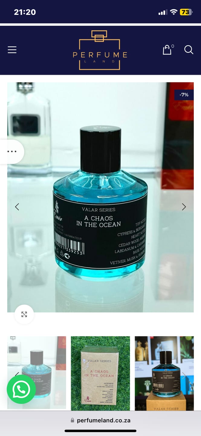 Customer photo review of Launo intense blue 100ml