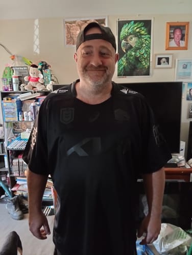Customer photo review of PRE SALE: 2025 Brisbane Broncos Black Jersey (Due In Store September)
