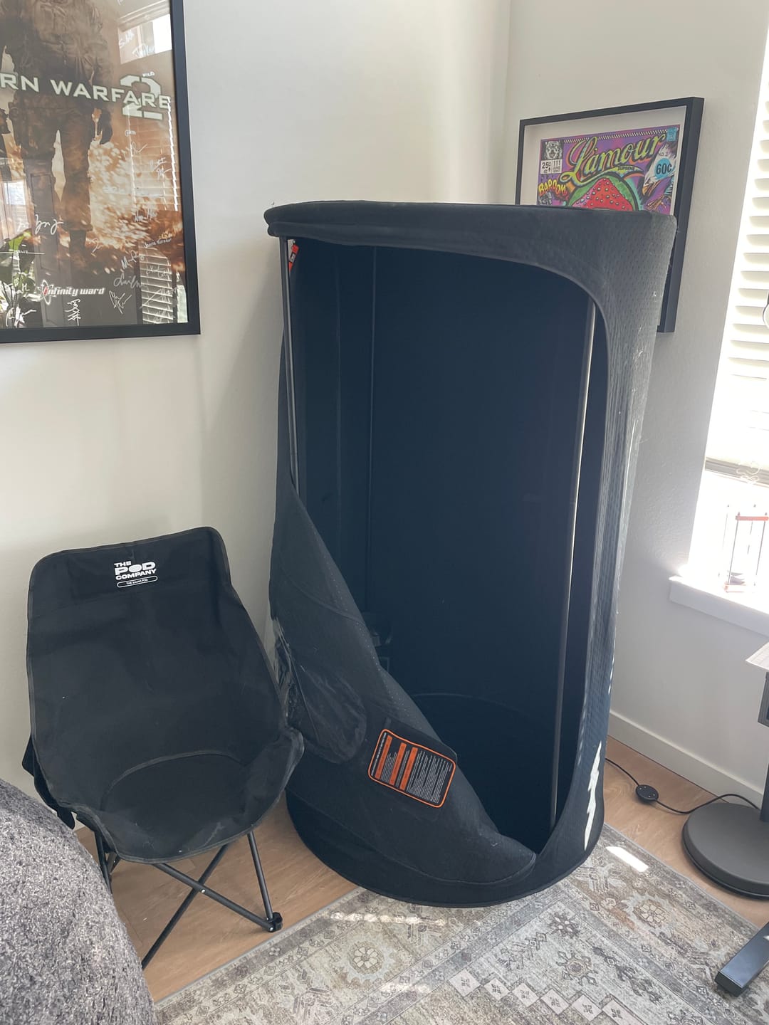 Customer photo review of The Sauna Pod