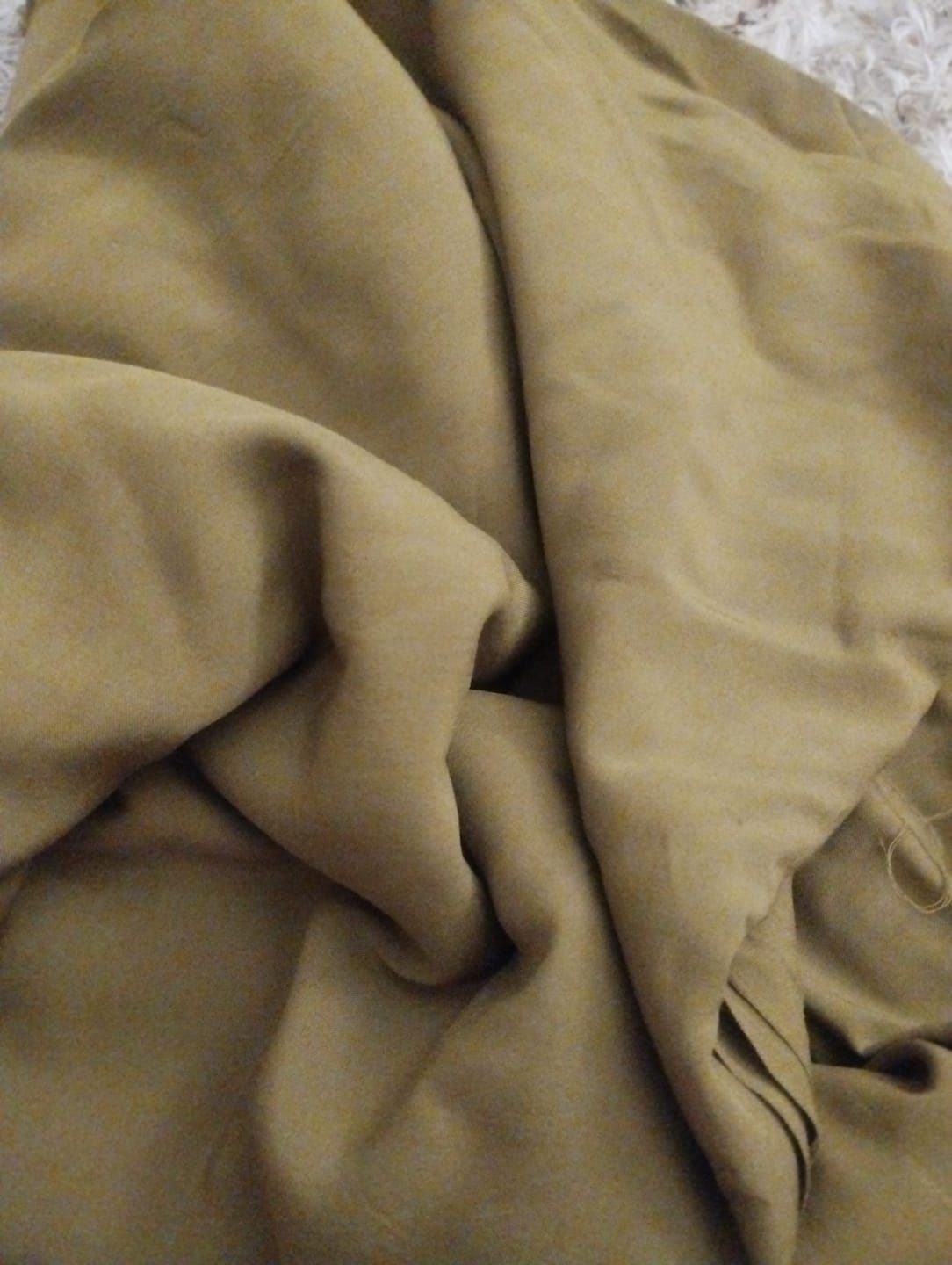 Customer photo review of Dress Making Plain Viscose Fabric - 55" - 23 Variations Available