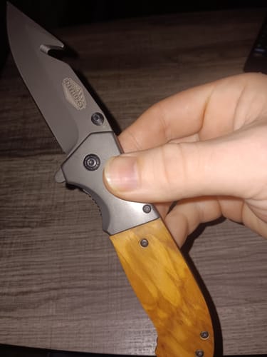 Customer photo review of HOLY GRAIL™ POCKET KNIFE