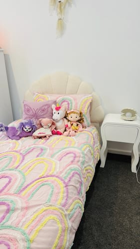 Customer photo review of Personalized Milly Girl & Her Pet