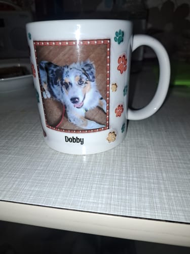 Customer photo review of Beste Hunde Mama (Foto-Edition) - Personalisierte Tasse