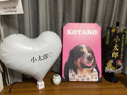 Customer photo review of Petcanva©オーダーメイド ペット似顔絵