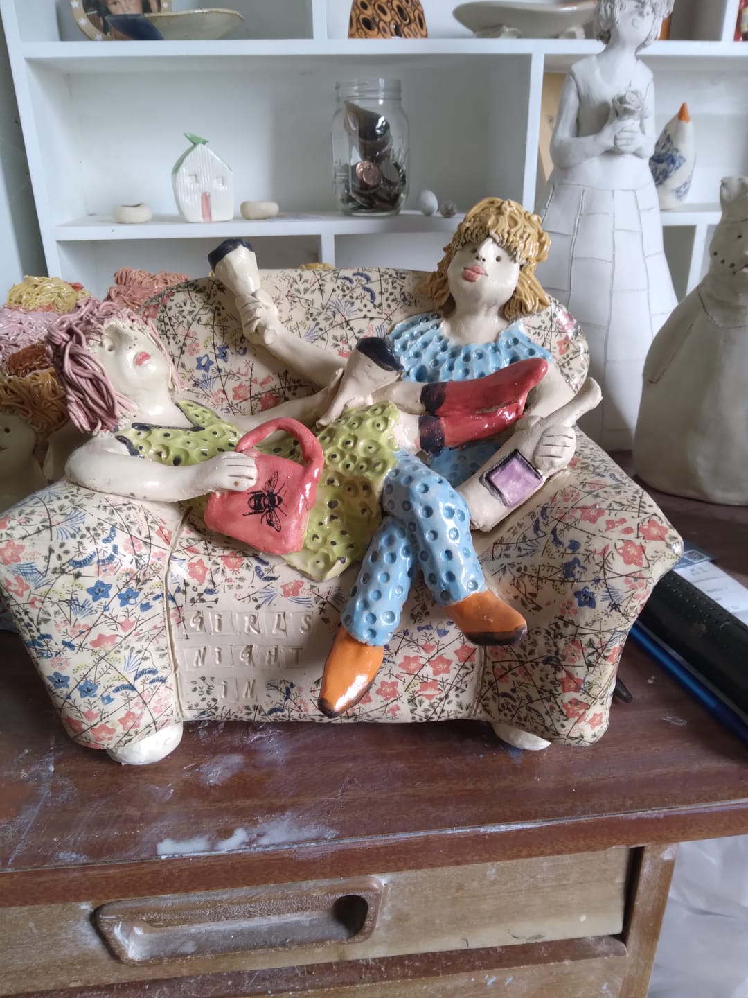 Customer photo review of Atelier W 2502 - White Stoneware Clay with Grog - 10Kg Bag