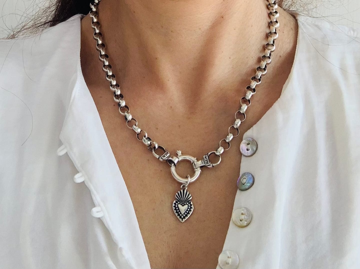 Customer photo review of Cadena Rolo Mediana