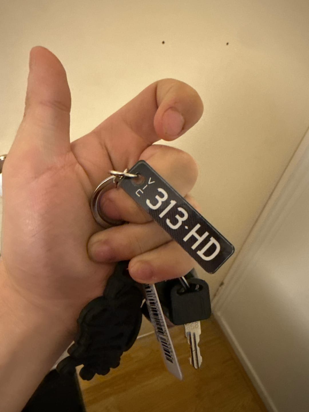 Customer photo review of VIC Style Licence Plate Custom Keychain