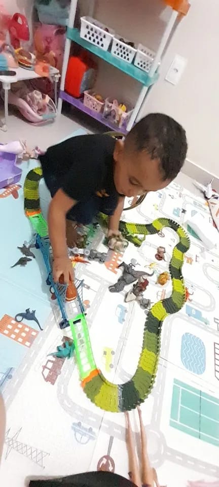 Customer photo review of Montessori FlexiPath™ - Educational Adventure Trail | Dinosaurs