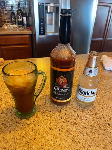 Customer photo review of La Suegra Michelada Mix