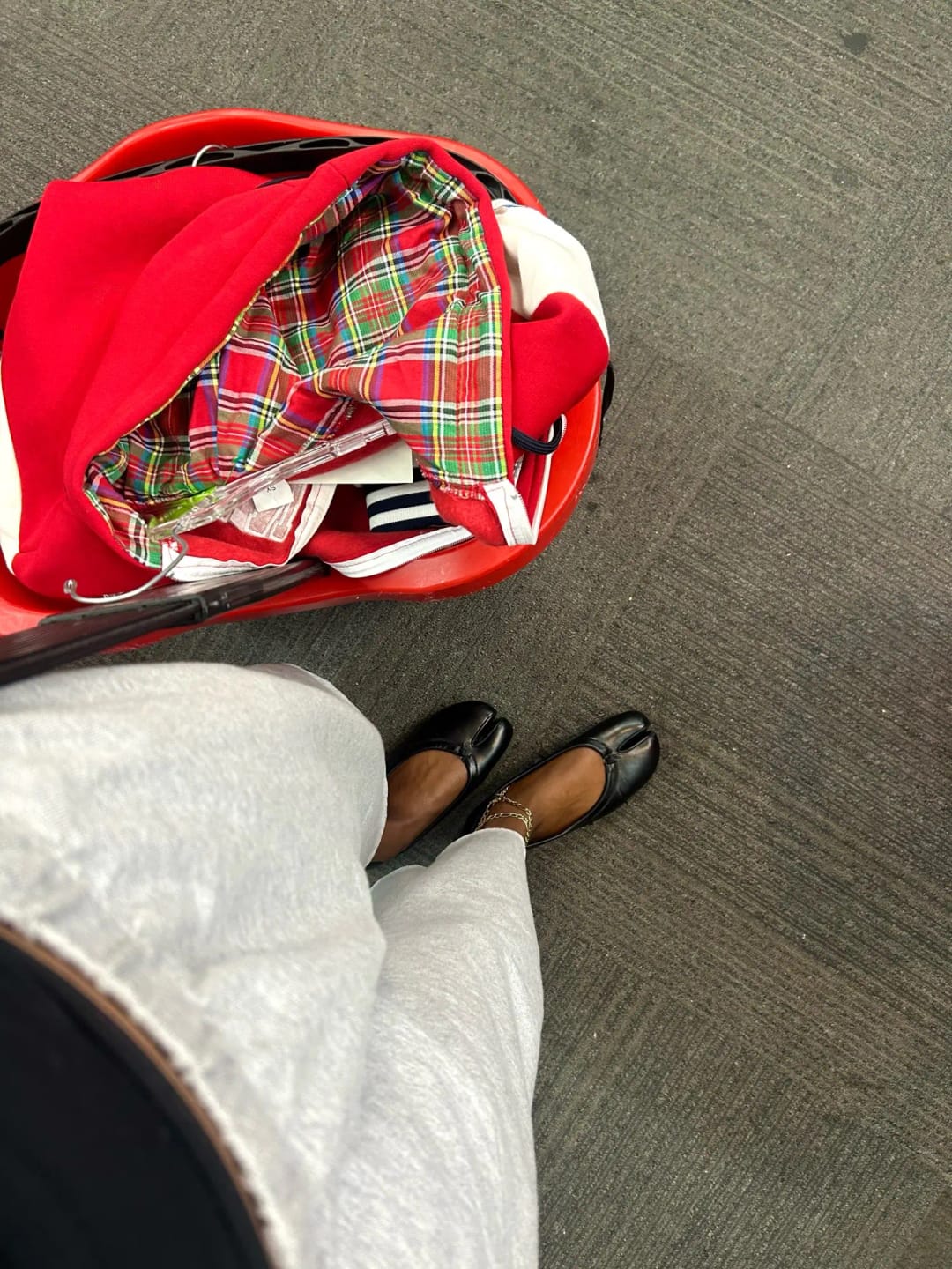 Customer photo review of Abigail Vegan Leather Flats
