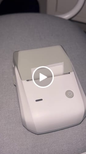 Customer video review of NIIMBOT B1 Inkless Thermal Label Printer, Create Professional Business Labels with Ease