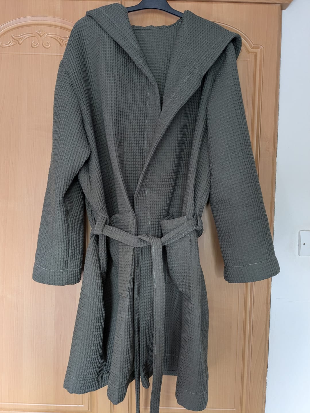 Customer photo review of 100% Cotton Waffle Fabric