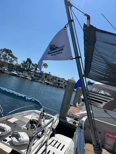 Customer photo review of Custom Boat Burgee