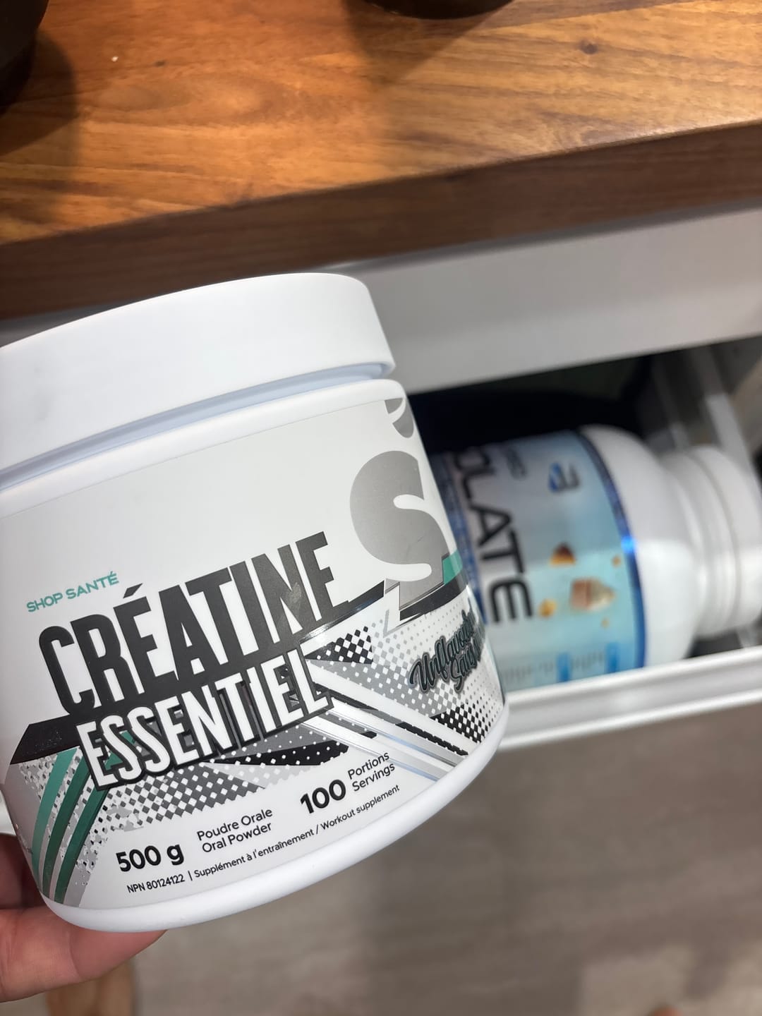 Customer photo review of Shop Santé - Essentiel Créatine - 500g