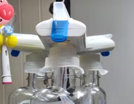 Customer photo review of Automatic Milk Dispenser