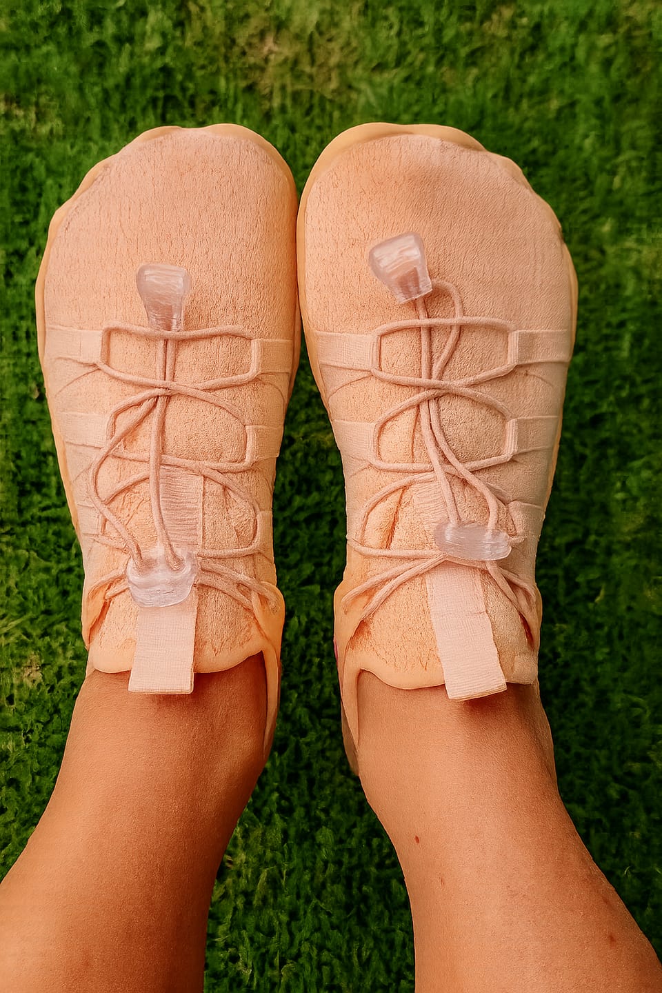 Customer photo review of Ortho Grip Pro Unisex Barefoot Shoes- Natural Walk