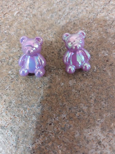 Customer photo review of Aretes de ositos tornasol mod1