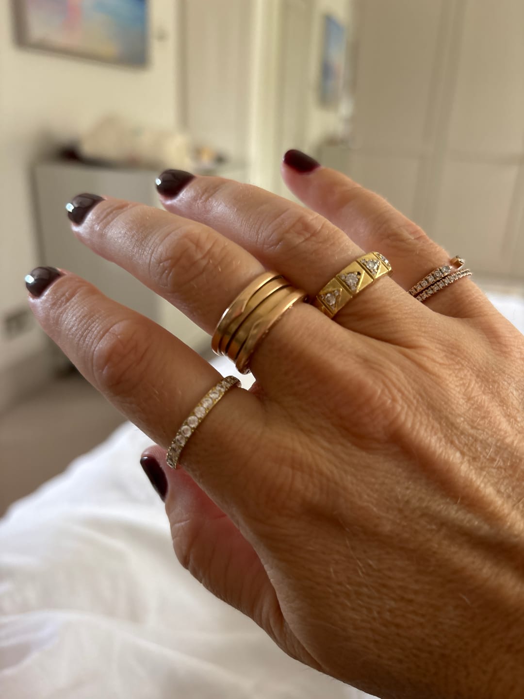 Customer photo review of Eternity Band Ring