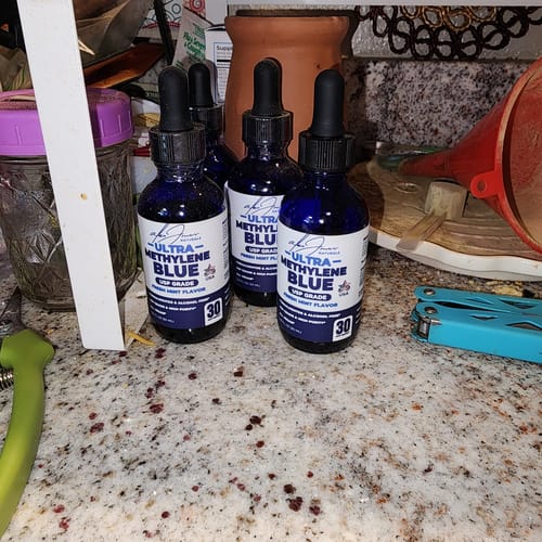 Customer photo review of 🔵 Ultra Methylene Blue