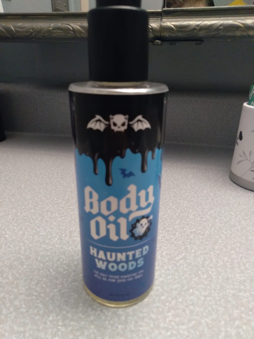 Customer photo review of Haunted Woods Body Oil