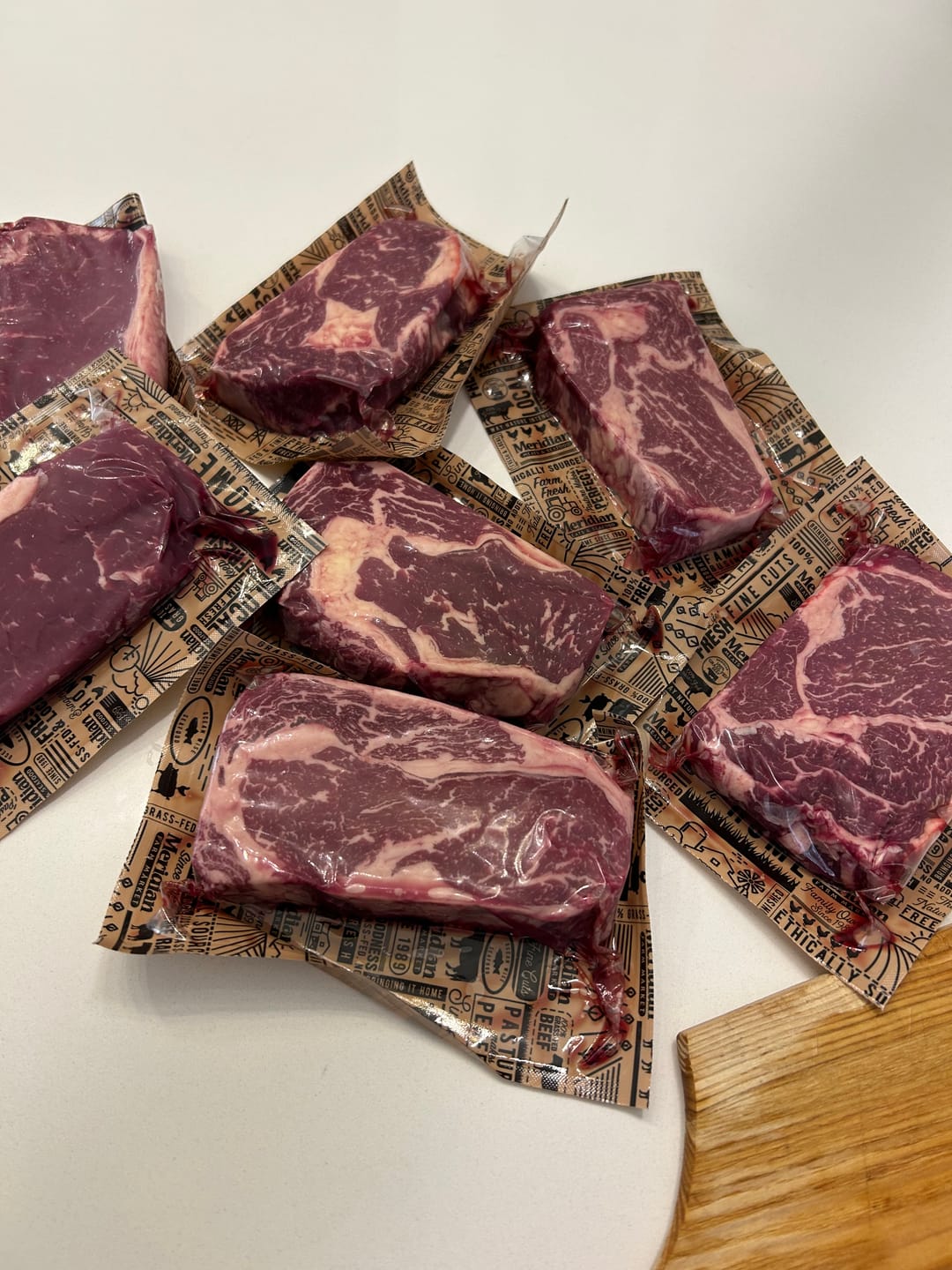 Customer photo review of Grass-Fed Ribeye Steak, 8-9oz