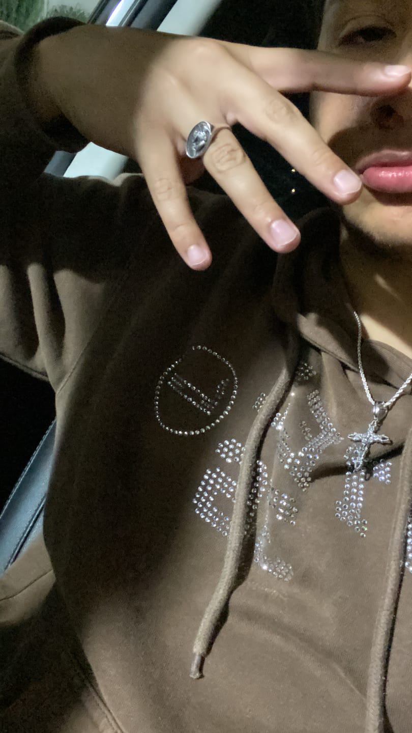 Customer photo review of 2MM STERLING SILVER ROPE CHAIN