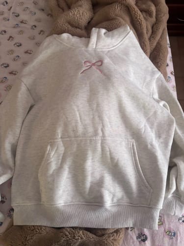 Customer photo review of Lesley | Bow Hoodie