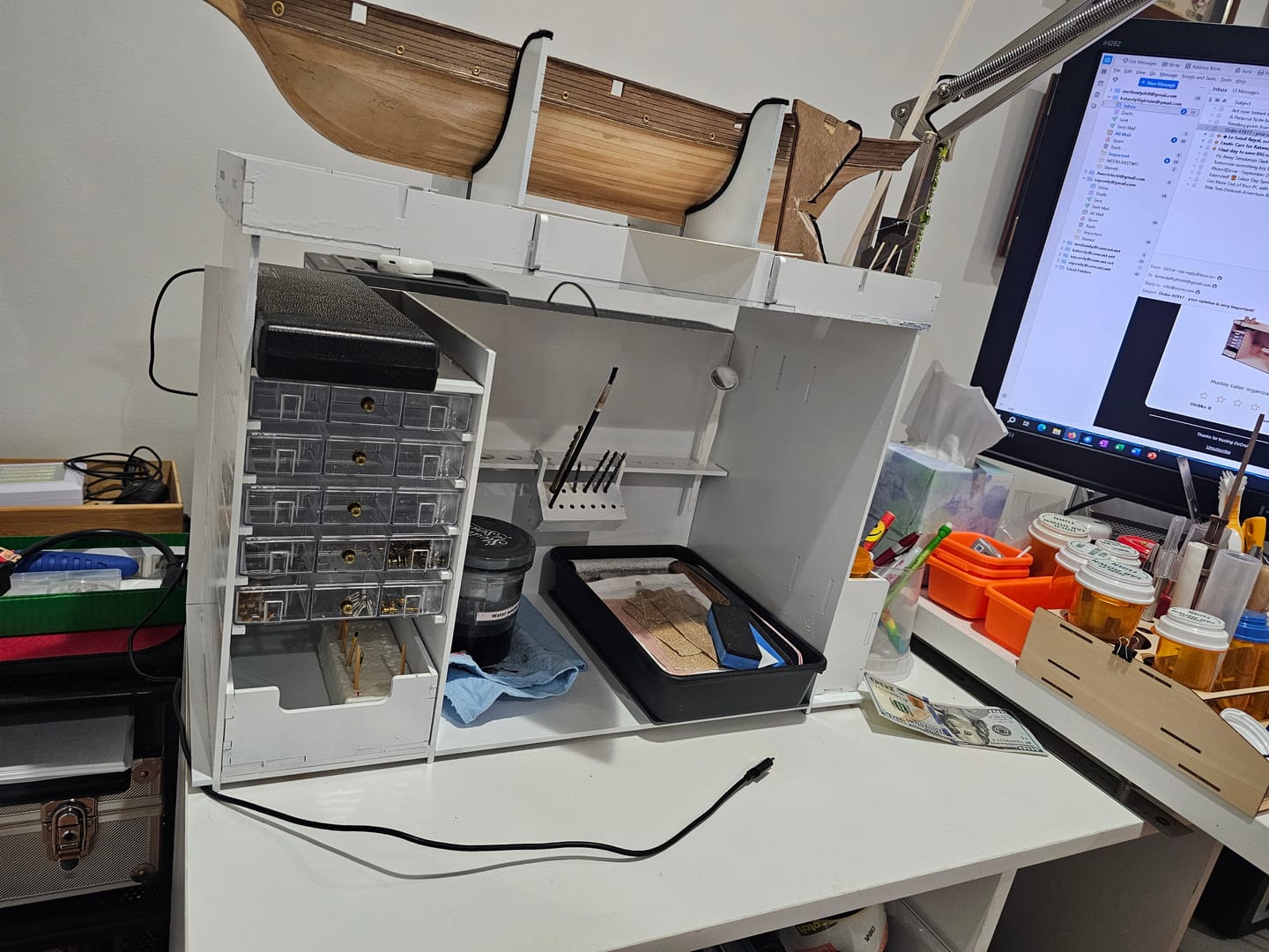 Customer photo review of Mueble taller organizador