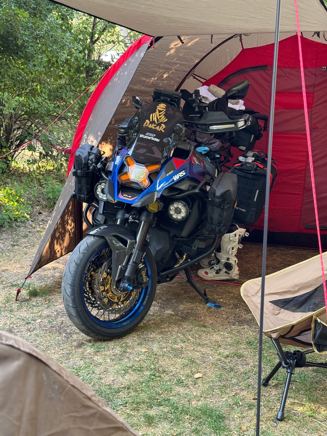 Customer photo review of MotoTent Awning Kit