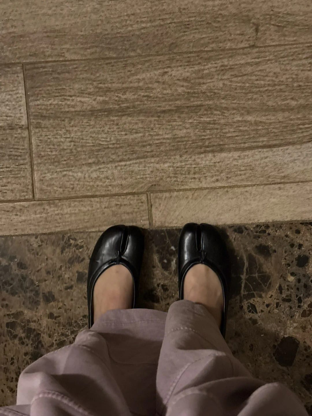 Customer photo review of Abigail Vegan Leather Flats