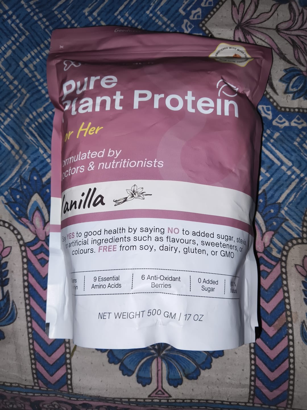 Customer photo review of Plant Protein l All Natural Protein for Women