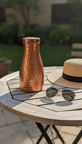 Customer photo review of Himalayan Ayurvedic Bedside Carafe